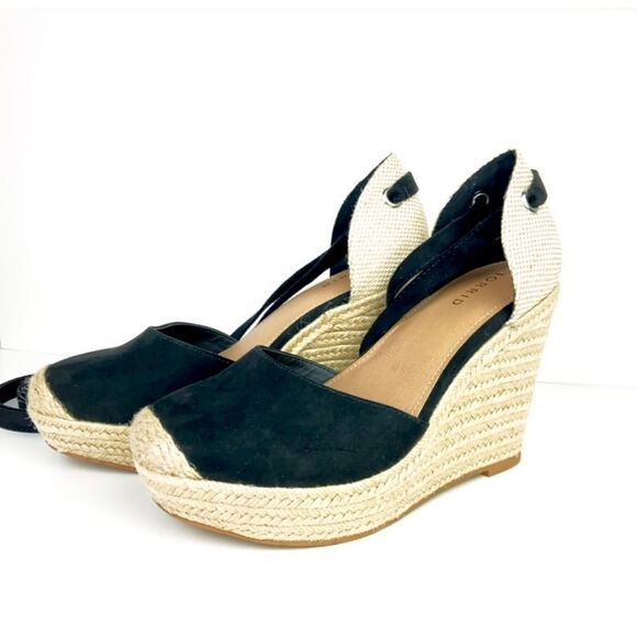 Torrid Lace Up Espadrille Platform Wedge 10.5WW - Picture 4 of 5